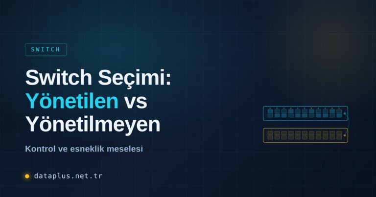 Switch Seçimi: Yönetilen vs Yönetilmeyen