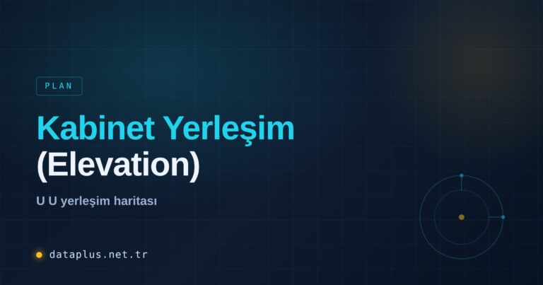 Kabinet Yerleşim Planı (Elevation)