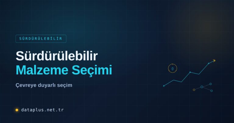 Sürdürülebilir Malzeme Seçimi