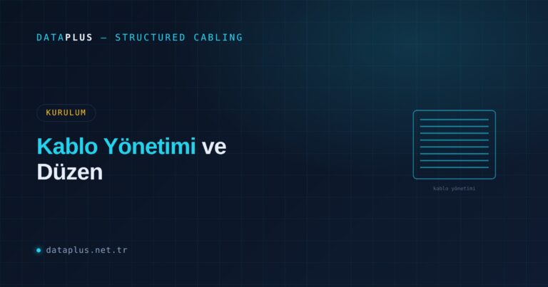 Kablo Yönetimi: Düzenin Performansa Etkisi