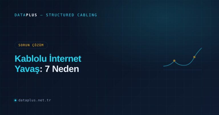 Kablolu İnternet Yavaş: Kablolama Kaynaklı 7 Neden