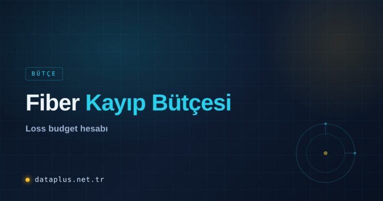 Fiber Zayıflama Bütçesi (Loss Budget) Hesabı