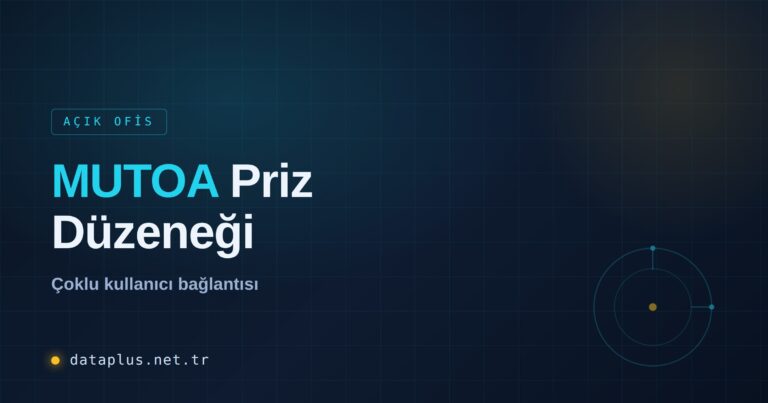 MUTOA Çoklu Kullanıcı Priz Düzeneği