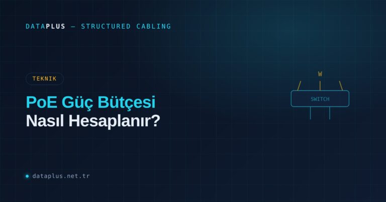 PoE Güç Bütçesi (Watt) Nasıl Hesaplanır?
