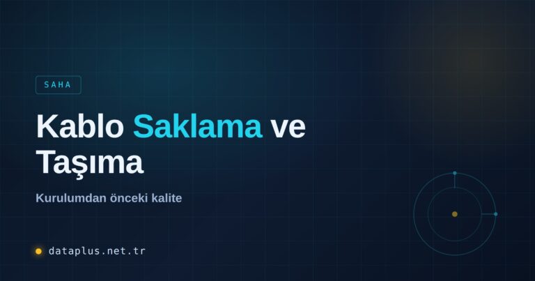 Bakır Kablo Saklama ve Taşıma