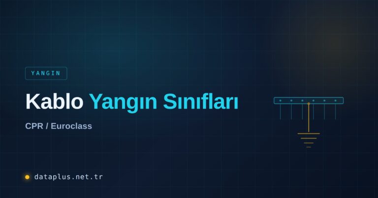 Veri Kablosu Yangın Sınıfları (CPR / Euroclass)