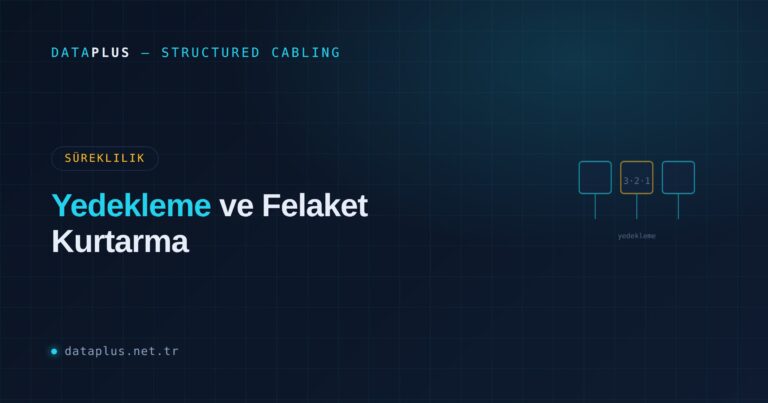 Yedekleme ve Felaket Kurtarma: Hayatta Kalma Planı
