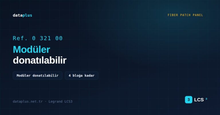 Legrand 032100 Modüler donatılabilir