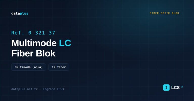 Legrand 032137 Fiber Optik Blok Multimode LC blok