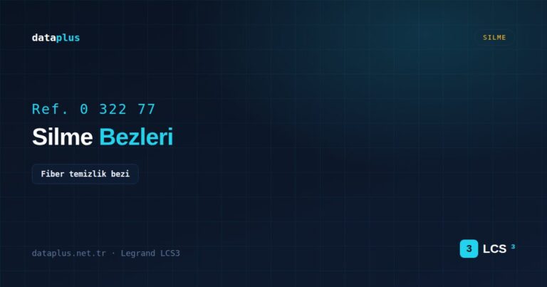 Legrand 032277 Silme Bezleri Fiber temizlik bezi
