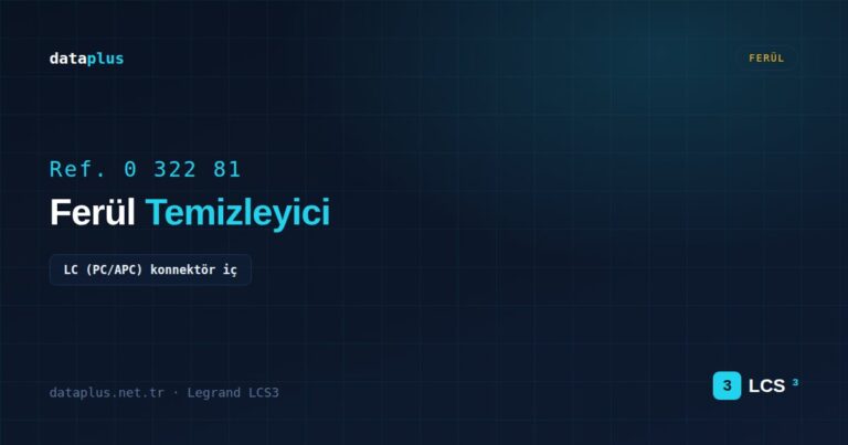 Legrand 032281 Ferül Temizleyici LC (PC/APC) konnektör için