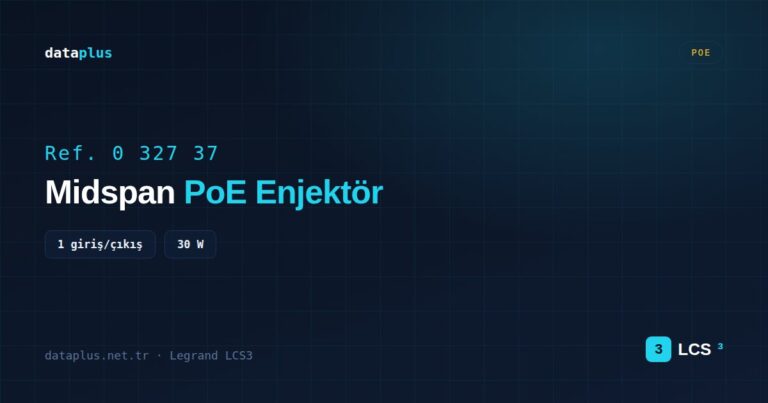 Legrand 032737 Midspan PoE Enjektör 1 giriş/çıkış