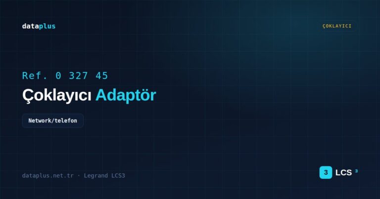 Legrand 032745 Çoklayıcı Adaptör Network/telefon