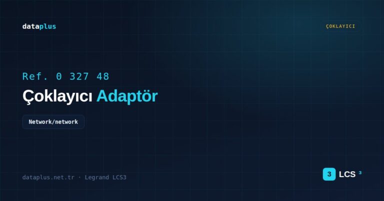 Legrand 032748 Çoklayıcı Adaptör Network/network