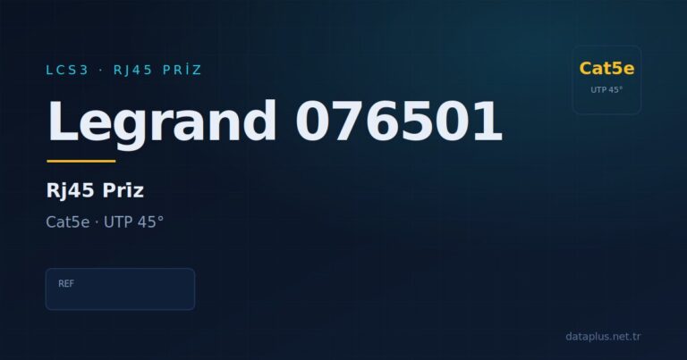 Legrand 076501 Priz (Sistem Armada) Cat5e UTP 45°