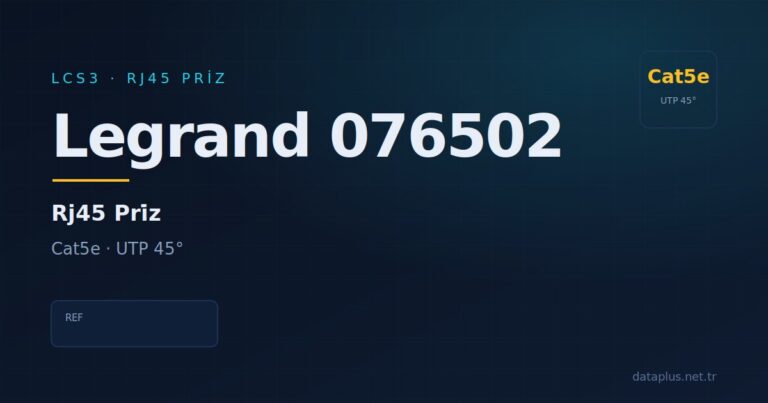 Legrand 076502 Priz (Sistem Armada) Cat5e UTP 45°