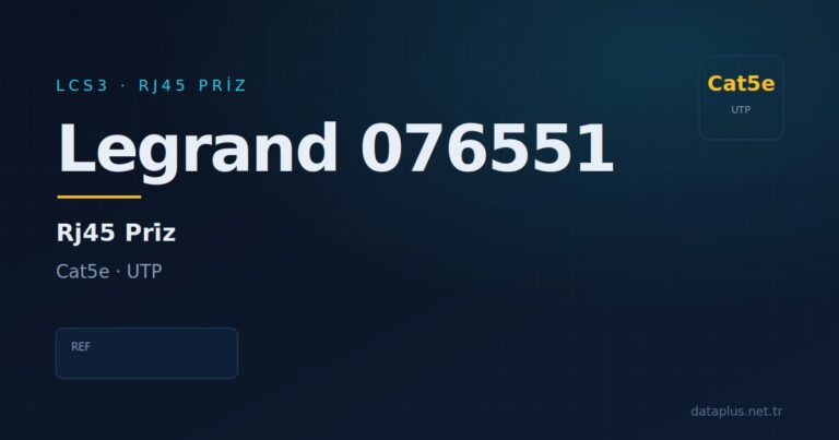 Legrand 076551 Priz (Sistem Armada) Cat5e UTP
