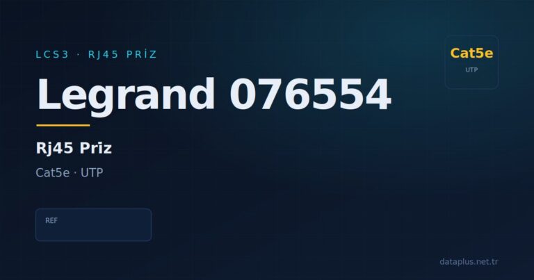 Legrand 076554 Priz (Sistem Armada) Cat5e UTP
