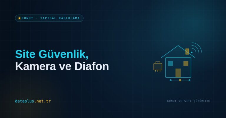 Site Güvenlik, Kamera ve Diafon Sistemi